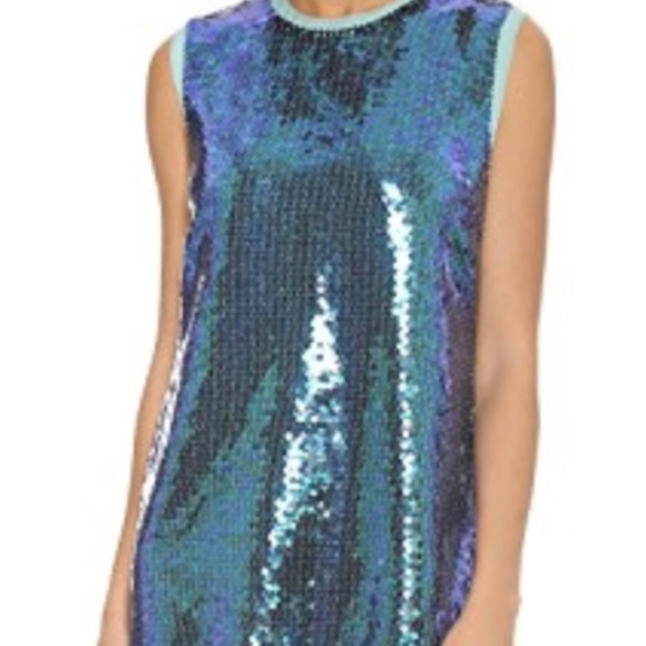 Marc by Marc Jacobs Aqua Sequin dress - Picture 2 of 4